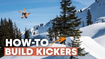 Building Backcountry Kickers | How-To Build The Perfect Ski Jump w/ Paddy Graham