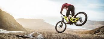 Danny Macaskill rides impossible rock face on Santa Cruz eBike.