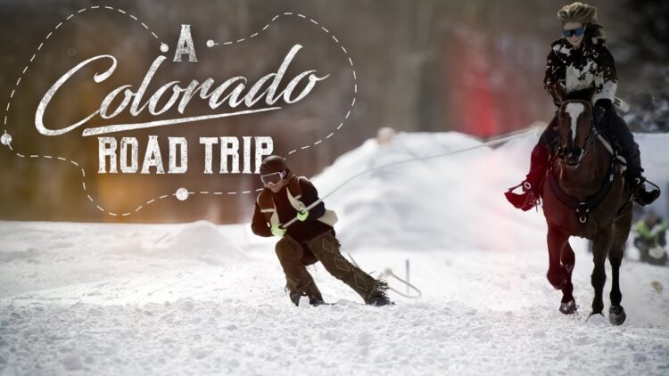 Colorado Road Trip #skijoring